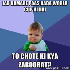 Funny Boy on Pakistan Cricket Team and World Cup
