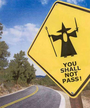 Gandalf Road Sign in New Zealand. I wish I lived there now...