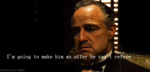 The Godfather Quotes Famous Brando the godfather 1972