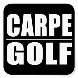 Funny Golfers Quotes Jokes : Carpe Golf Square Sticker