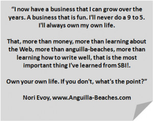 ... on your own dream today! And before you do, remember this quote