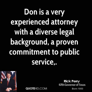 ... diverse legal background, a proven commitment to public service