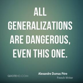 Generalizations Quotes