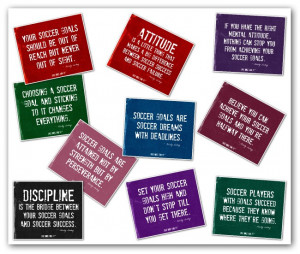 Our soccer posters with soccer motivational quotes are great for ...