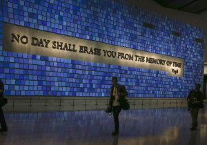 Inside the 9/11 Museum - Mosaic - A quote from Roman poet Virgil ...