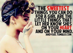 The sweetest thin...