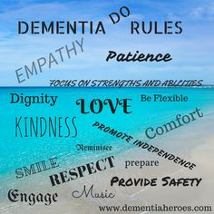 Actions Speak Louder Than Words! In the world of dementia the one who ...