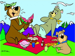 Yogi Bear and friends on a picnic, Hanna-Barbera