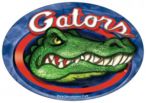 Gator Football Florida Sticker Animated Lenticular Rare Stx
