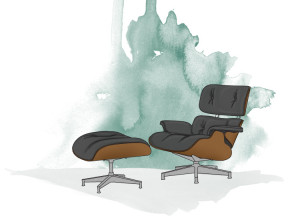 Charles & Ray Eames • Lounge Chair & Ottoman