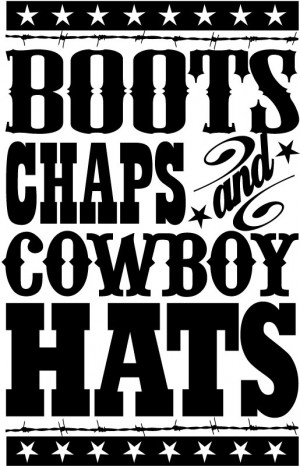 Chaps And Cowboy Hats