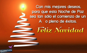 Feliz Navidad Citas del español con Imágenes