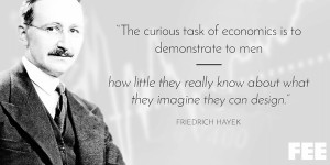Quote-Hayek-Curious-Task-of-Economics