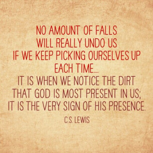 love this thought! C.S. Lewis