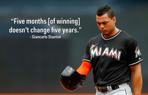 Blunt Giancarlo Stanton Quote Is The Latest Sign He's Going To Leave ...