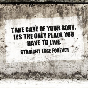 Straight Edge Quotes #straightedge #sxe