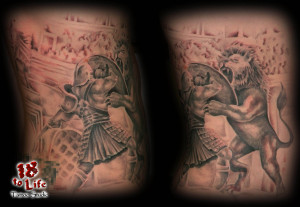 Pin Roman Gladiator Tattoo