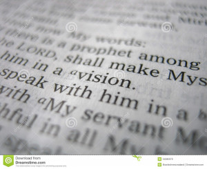 Bible Verse Photography Close up of a bible verse with