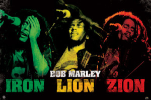 Bob Marley - Iron Lion Zion Lámina en AllPosters.es