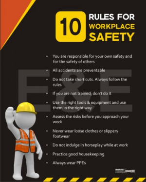 Safety Posters ›› Workplace Safety