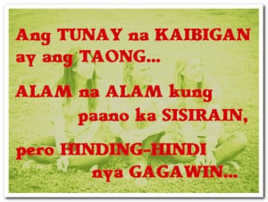 Quotes About Best Friends Tagalog