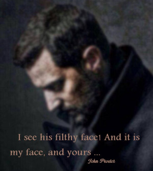 Richard Armitage - John Proctor quote from The Crucible