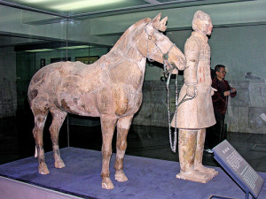 Terra Cotta Warriors - Warrior and horse, Terra Cotta Warriors, Xian ...