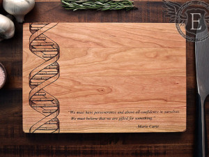 Cutting Board, Science Art, Geeky Graduation Gift, Inspirational Quote ...