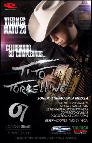 Tito Torbellino Celebrando Su Cumpleaños | 5/23/2014 concierto