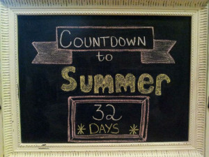 Summer Chalkboard!