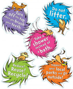 Teachers: Win This Free The Lorax Guide to Green Recycling Bulletin ...