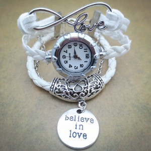 Infinity Love Quote Watch