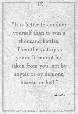 conquer yourself