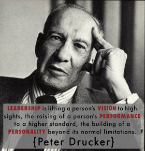 Peter Drucker - leadership quote
