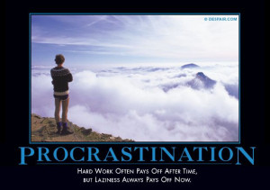Procrastination Demotivator