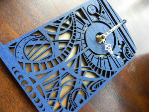 Doctor Who Timey Wimey TARDIS Clock [pic]