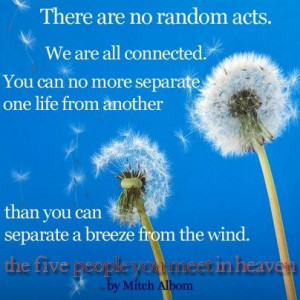 We are all connected.