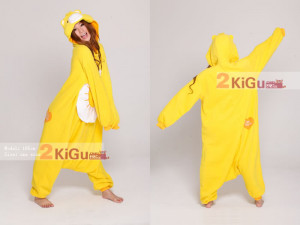 CareBear Funshine bear Onesie Original Kigurumi Pajamas