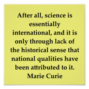 madam marie curie quote posters