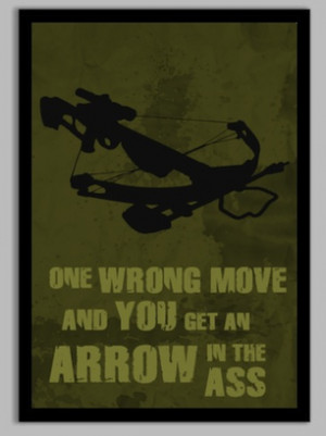 The Walking Dead Daryl Quote Poster