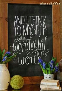 idea of chalkboard signs in our home, welcoming people in, cute quote ...