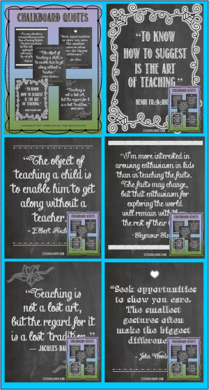... quotes to display in your classroom, home office, or the teachers