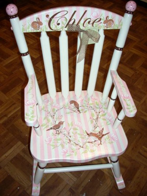 Personalized Handpainted Rocking Chairs | Rocking Chairs for Kids ...