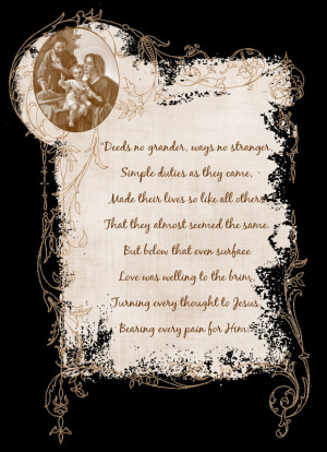 Holy Family Quote ~*~