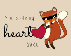 You Stole My Heart - Instant Downlo ad Valentine's Day Art Print ...