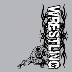 Wrestling Vertical T-Shirt