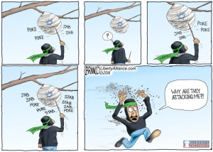 HamasStartedItWithIsrael-Poke-the-nest-Attrib-ComicallyIncorrect ...