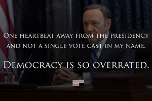 Series de Netflix: House of Cards por @sandysokete