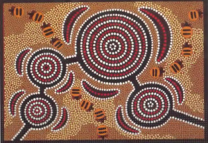 Image of Indigenous Australian art