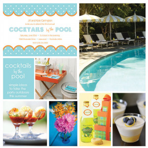 ... was a patio party , and today…..you guessed it! It’s a pool party